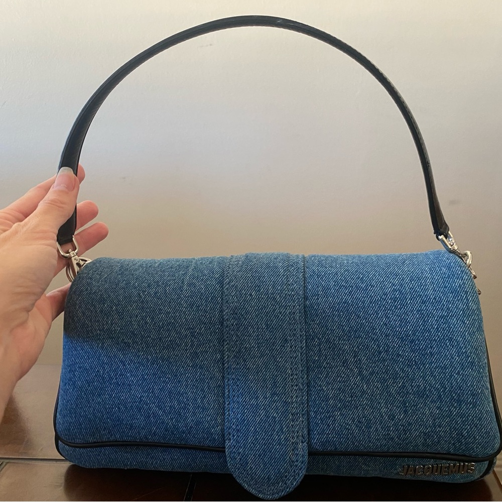 Jacquemus Denim Blue Shoulder Bag